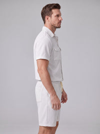 Herren Rippstrickset mit Brusttaschen | Arne