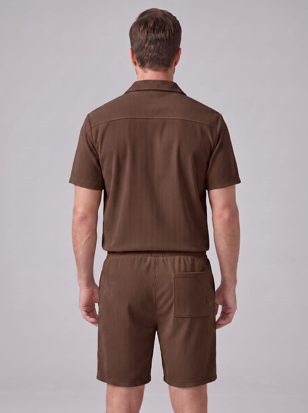 Herren Rippstrickset mit Brusttaschen | Arne_45