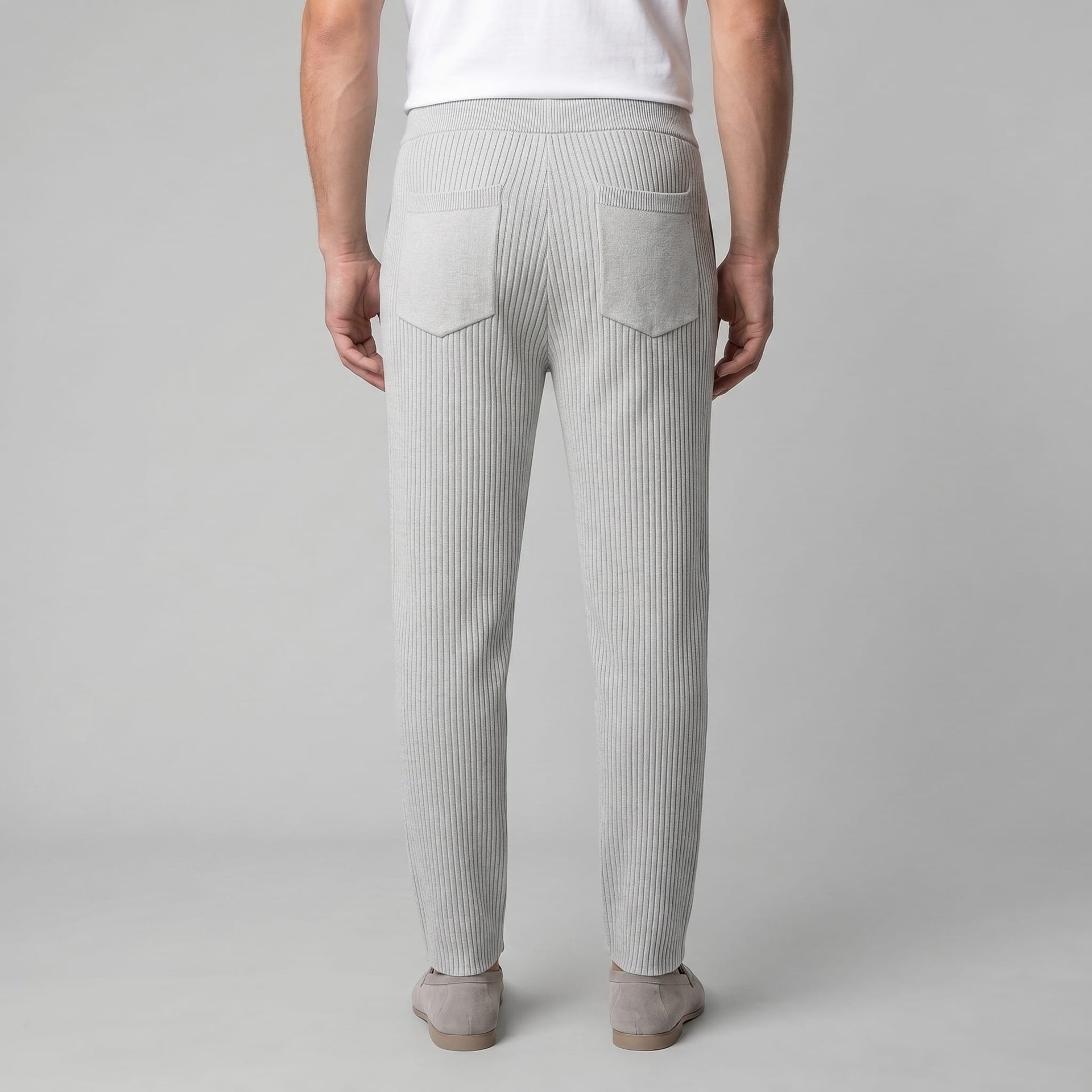 Herren Strickhose mit Rippstruktur | Alfred