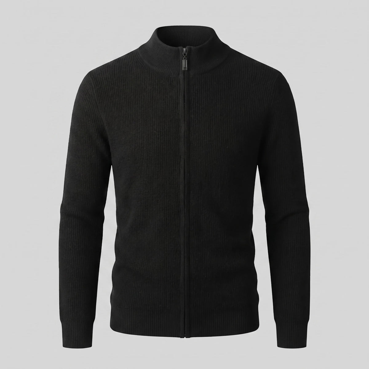 Herren Wollstrickjacke mit Reißverschluss | Stephan_14
