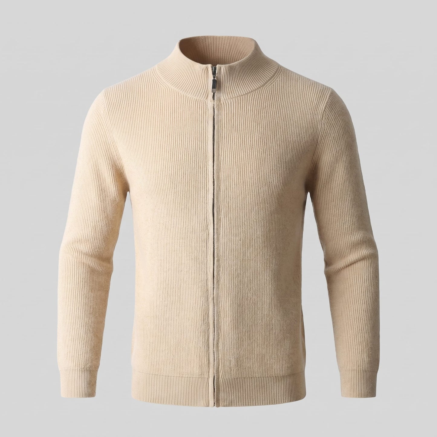 Herren Wollstrickjacke mit Reißverschluss | Stephan_2