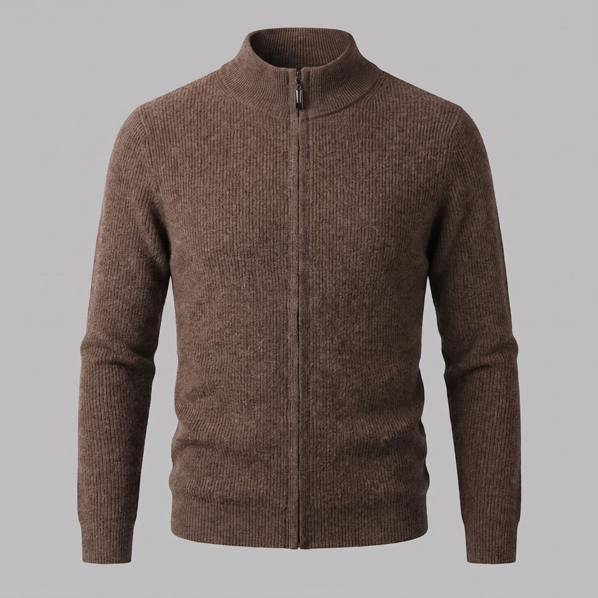Herren Wollstrickjacke mit Reißverschluss | Stephan_20