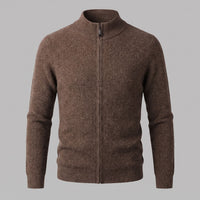 Herren Wollstrickjacke mit Reißverschluss | Stephan