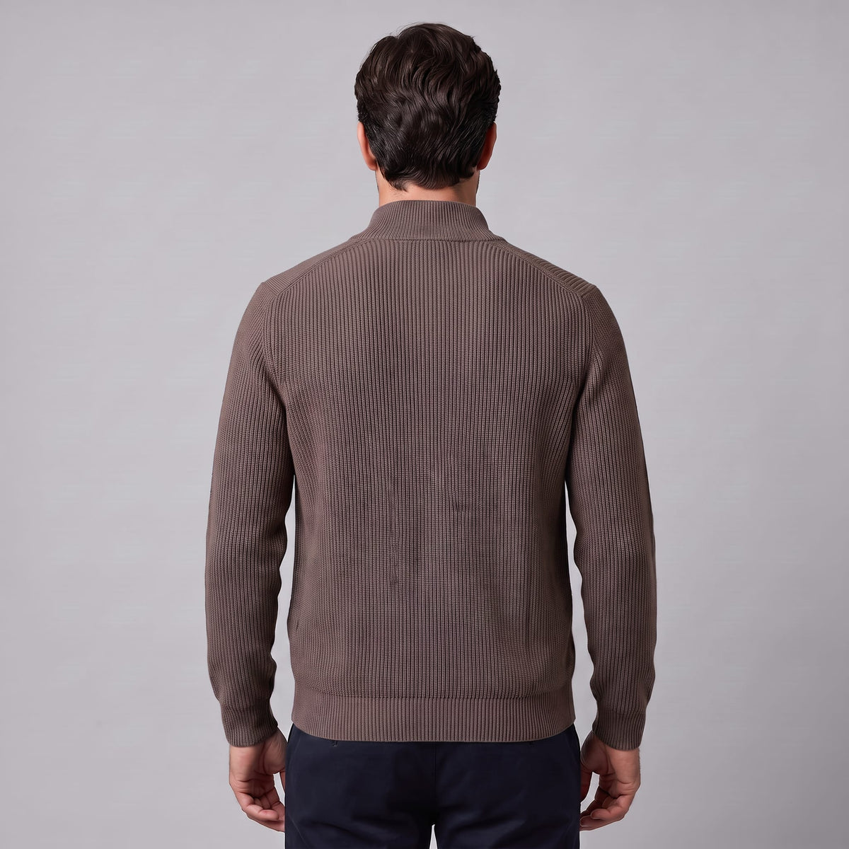 Herren Wollstrickjacke mit Reißverschluss | Stephan_21