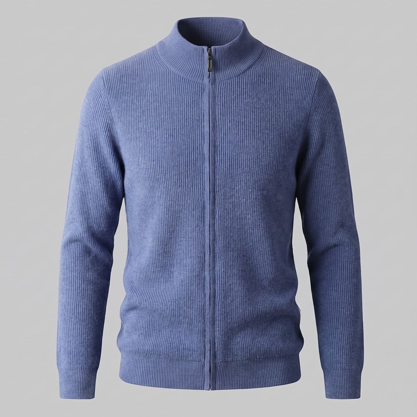 Herren Wollstrickjacke mit Reißverschluss | Stephan_8