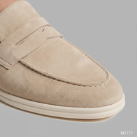 Herren Wildleder-Loafer Mules mit Penny-Riemen | Carsten