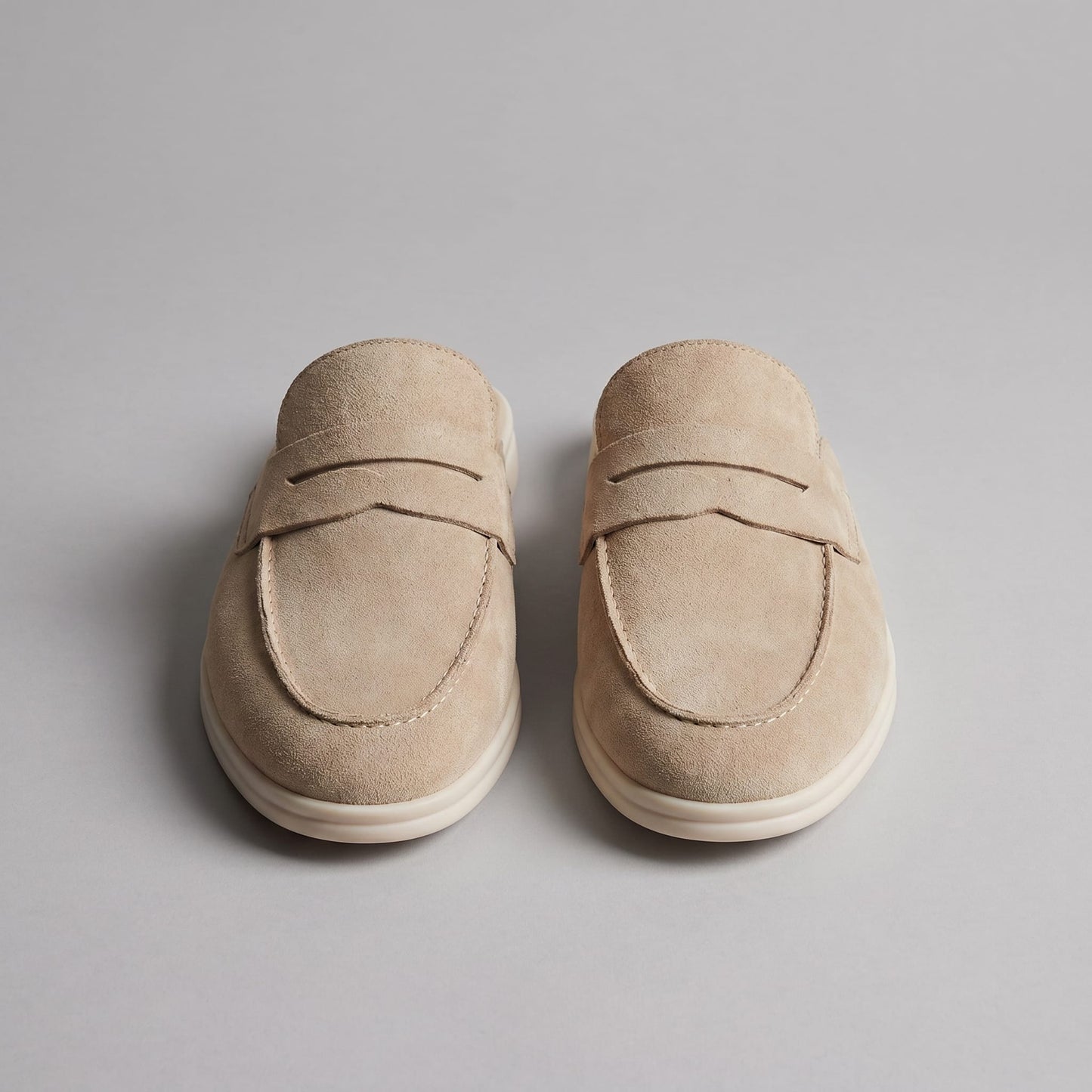 Herren Wildleder-Loafer Mules mit Penny-Riemen | Carsten_5