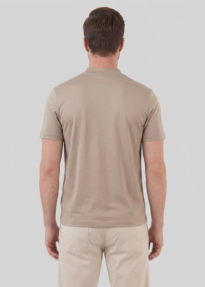 Herren Baumwoll-T-Shirt Slim Fit | Jan