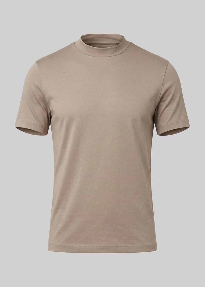 Herren Baumwoll-T-Shirt Slim Fit | Jan