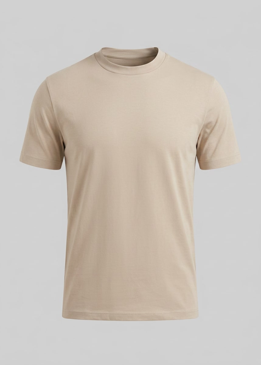 Herren Baumwoll-T-Shirt Slim Fit | Jan