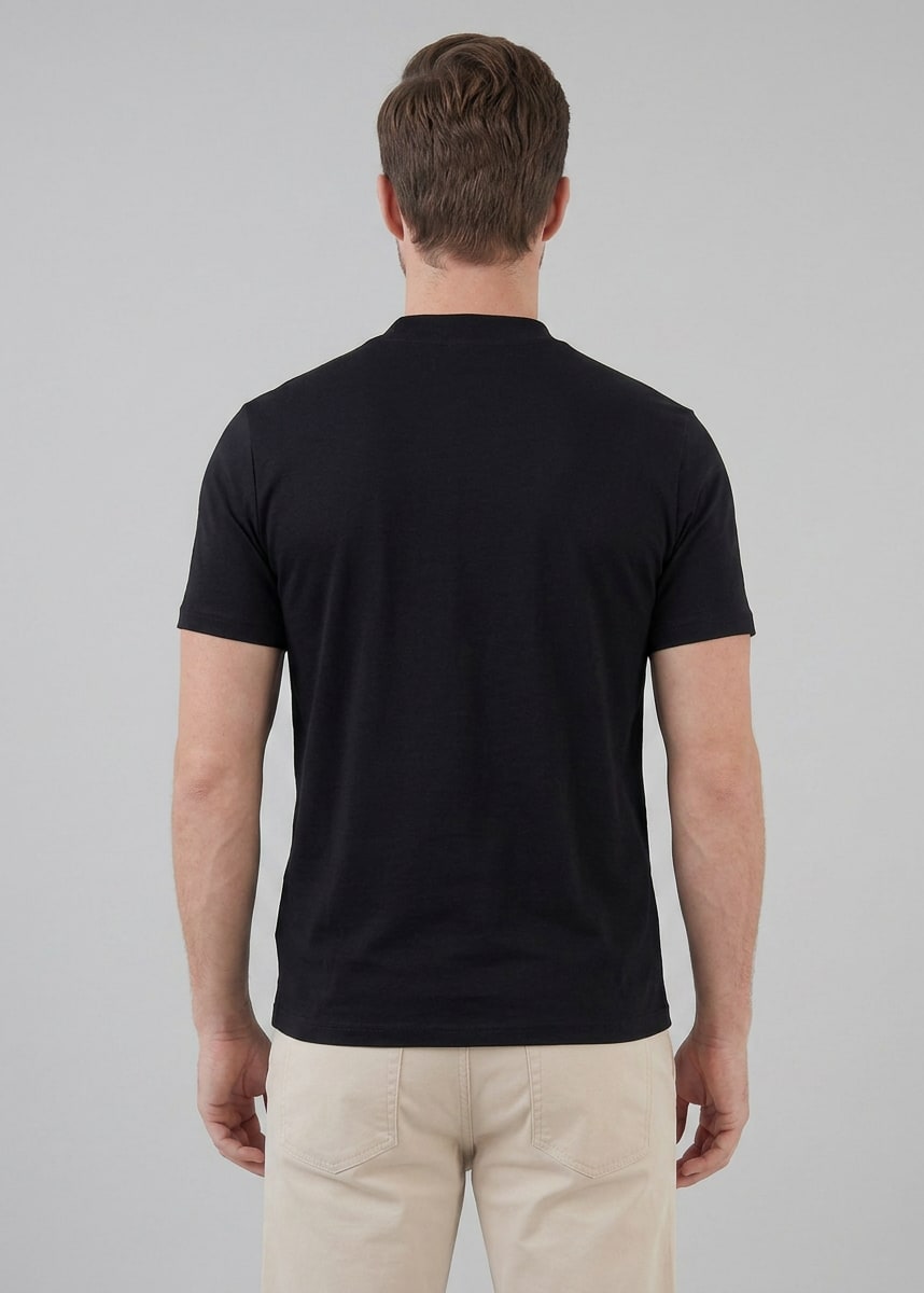 Herren Baumwoll-T-Shirt Slim Fit | Jan