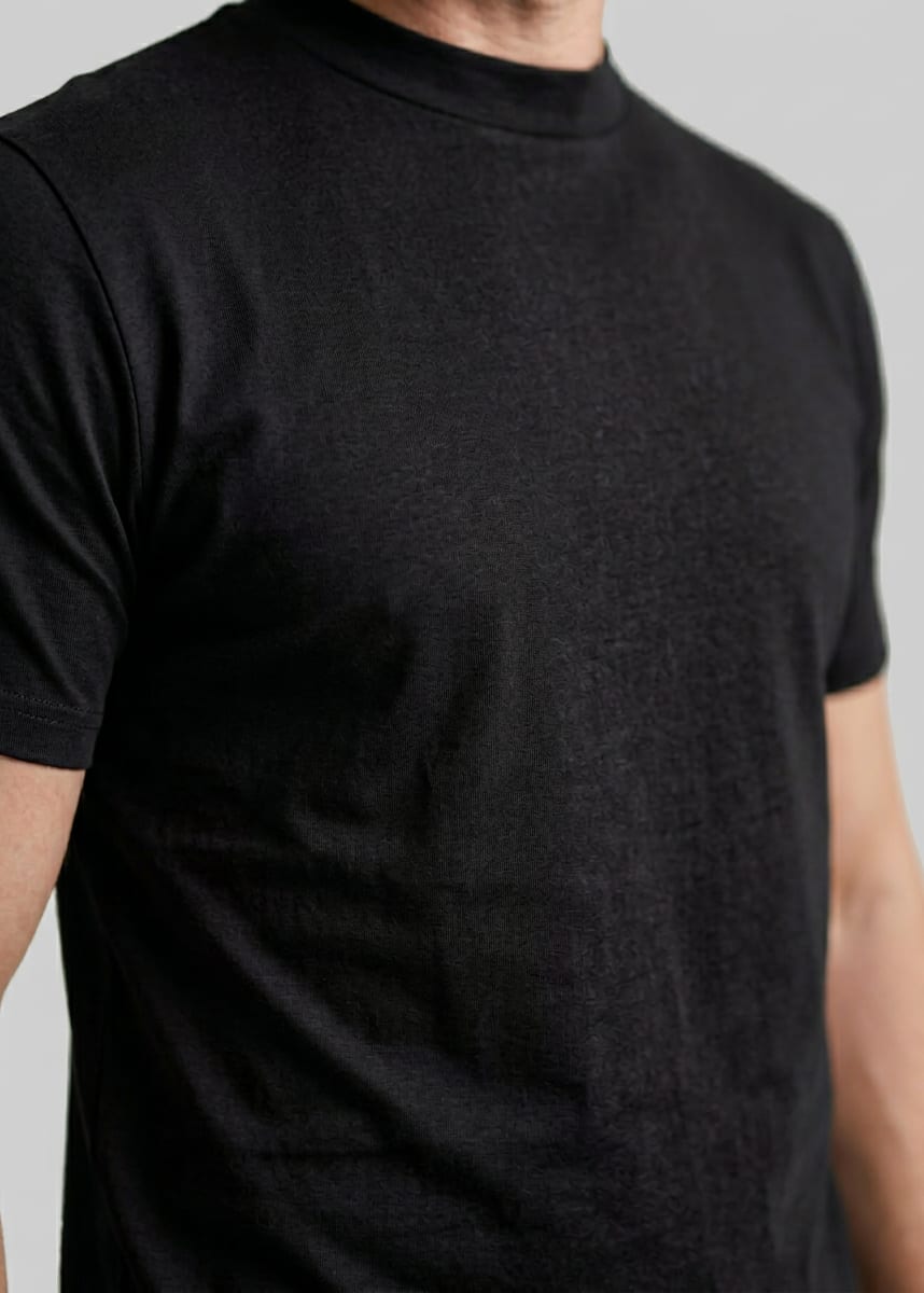 Herren Baumwoll-T-Shirt Slim Fit | Jan