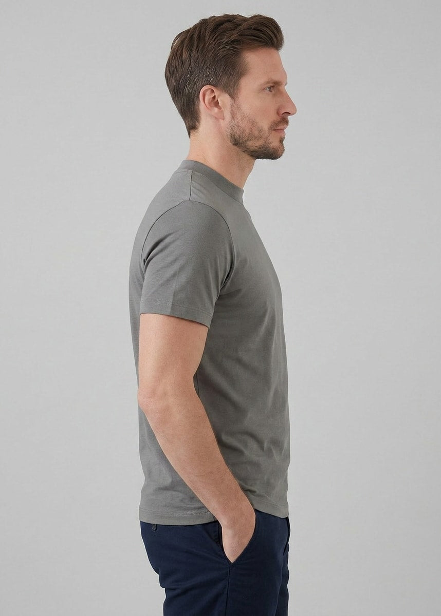 Herren Baumwoll-T-Shirt Slim Fit | Jan