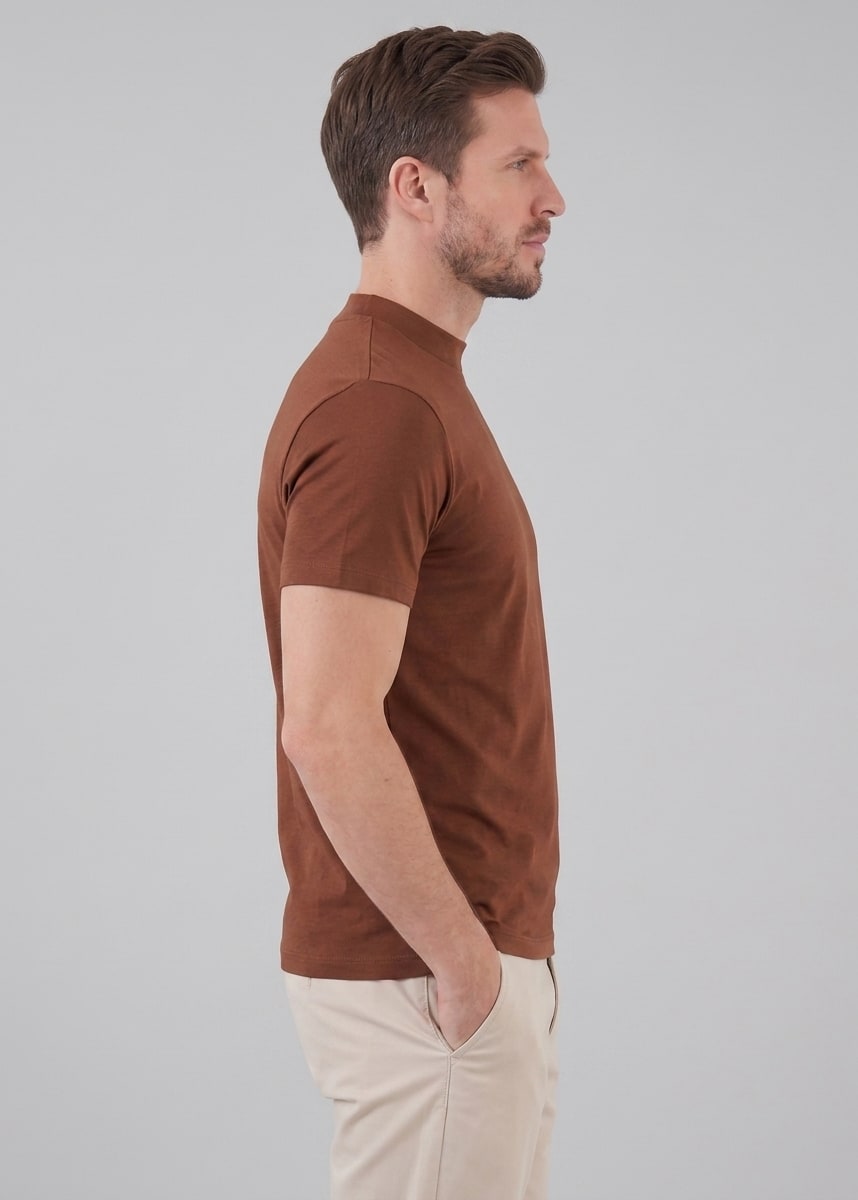 Herren Baumwoll-T-Shirt Slim Fit | Jan