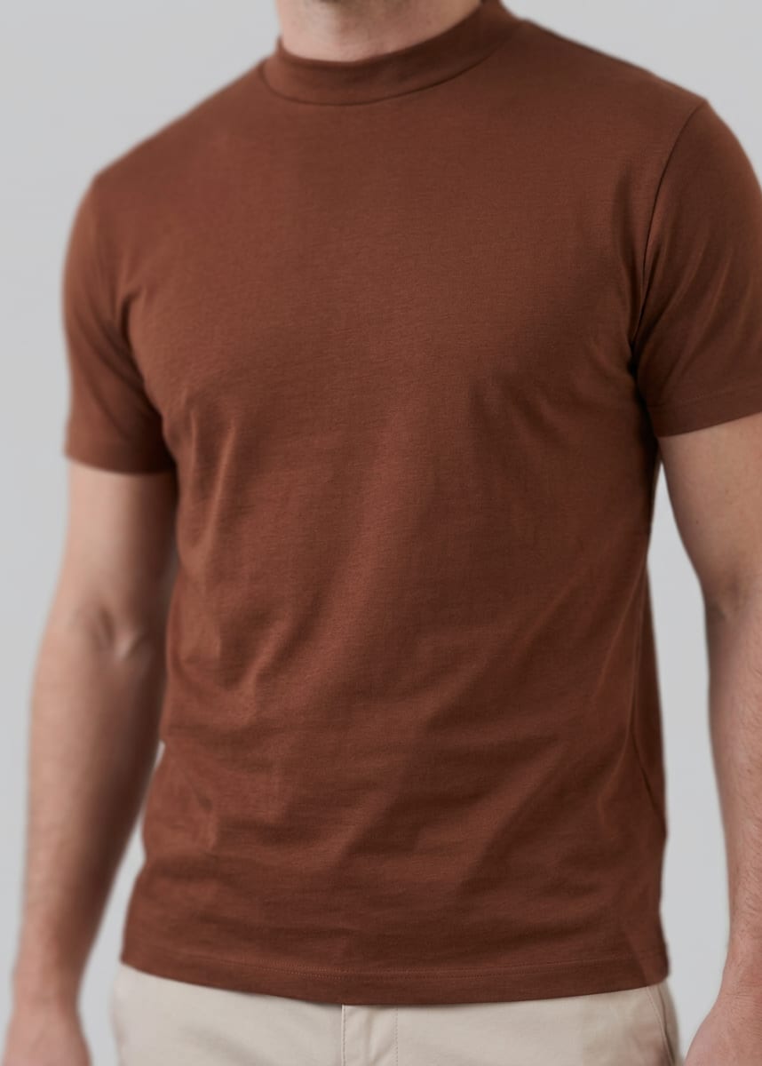 Herren Baumwoll-T-Shirt Slim Fit | Jan