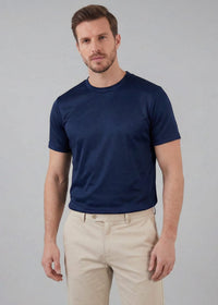 Herren Baumwoll-T-Shirt Slim Fit | Jan