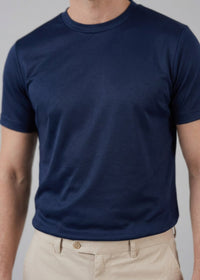 Herren Baumwoll-T-Shirt Slim Fit | Jan