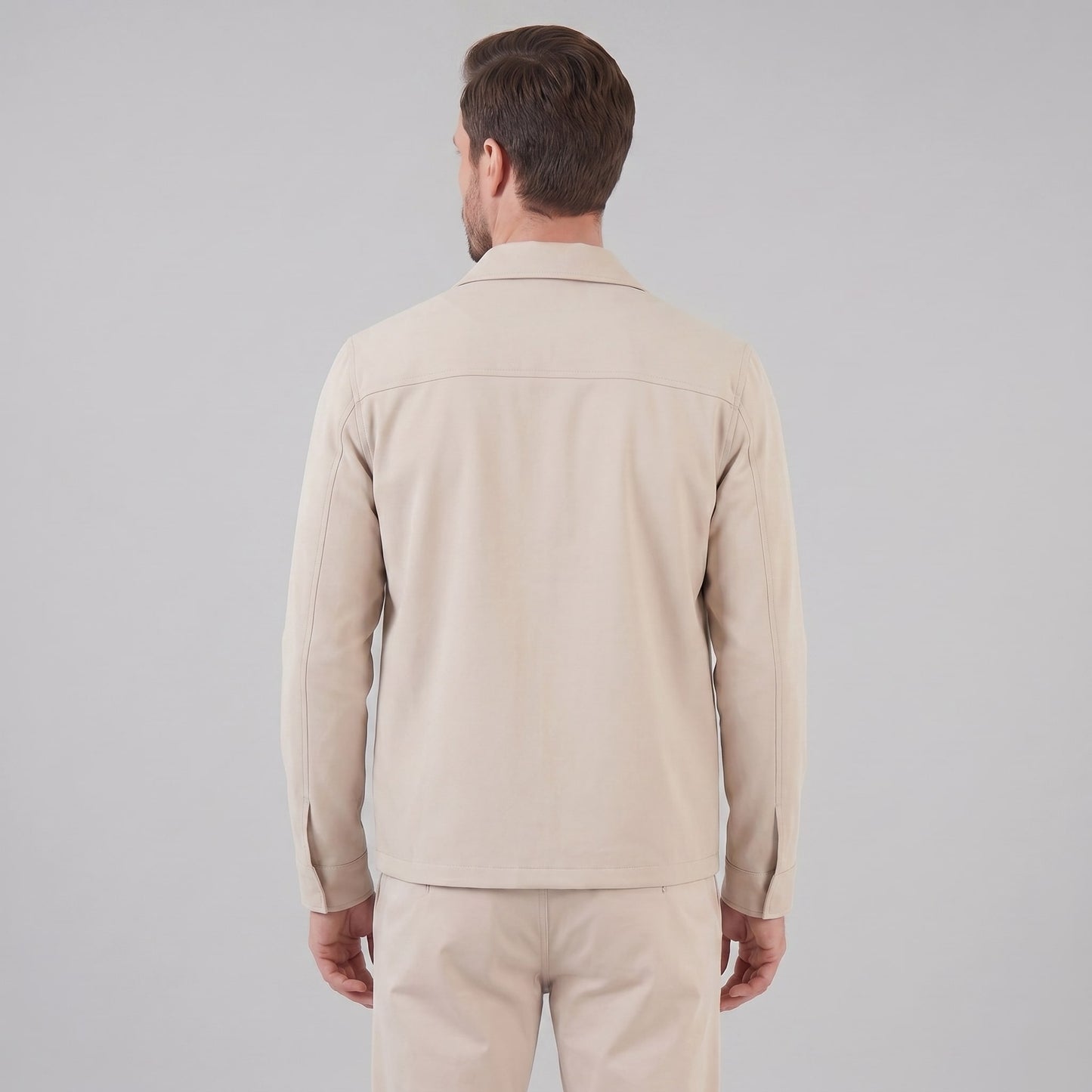 Herren Übergangsjacke mit Hemdkragen | Adam_14