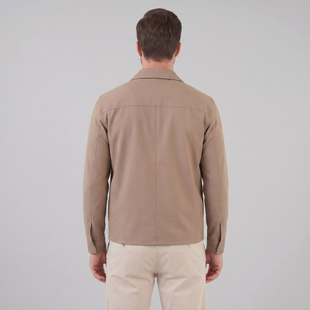 Herren Übergangsjacke mit Hemdkragen | Adam_18