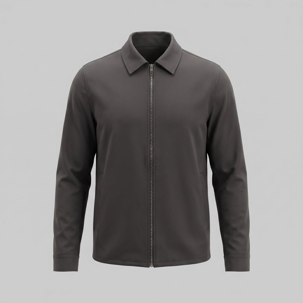 Herren Übergangsjacke mit Hemdkragen | Adam