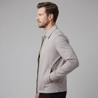 Herren Übergangsjacke mit Hemdkragen | Adam