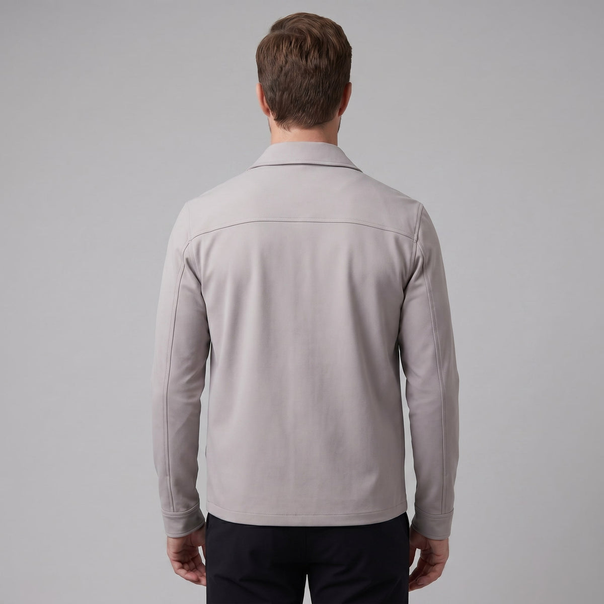 Herren Übergangsjacke mit Hemdkragen | Adam