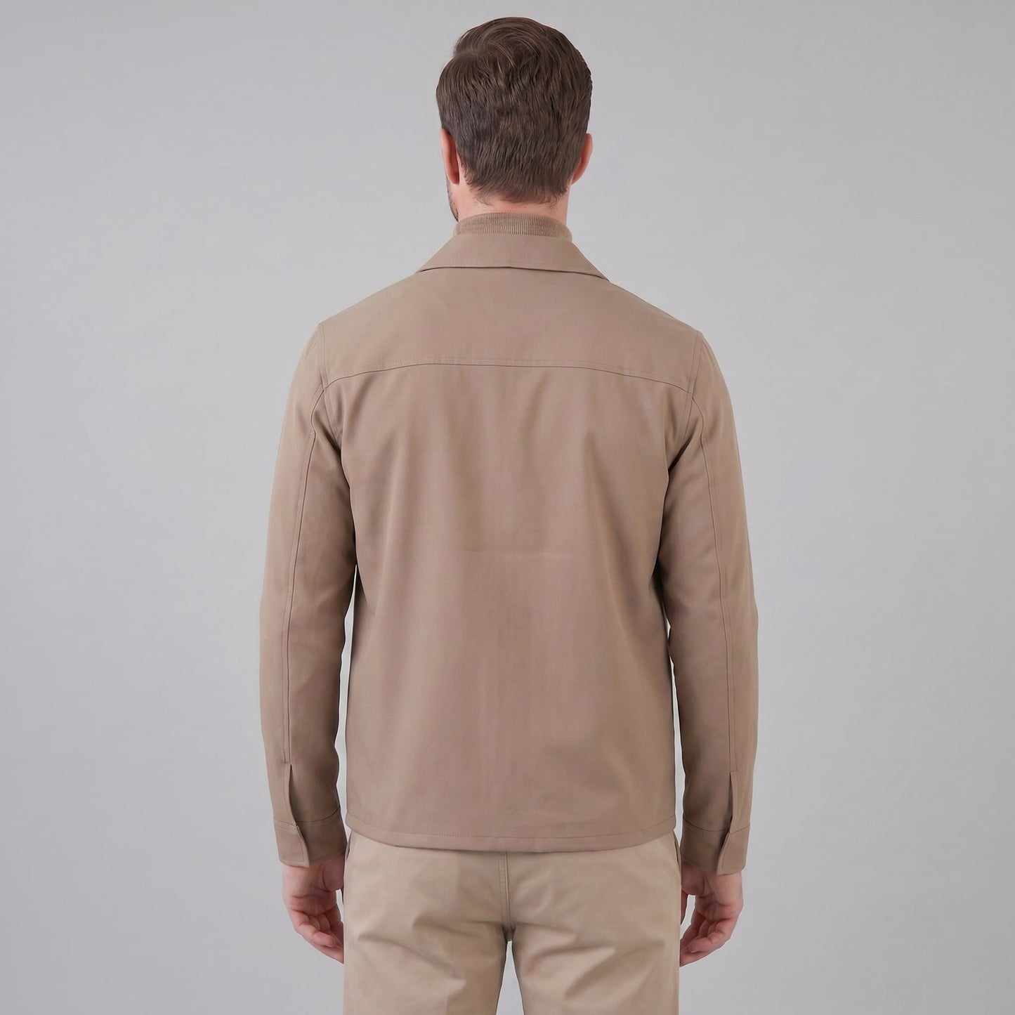 Herren Übergangsjacke mit Hemdkragen | Adam_34
