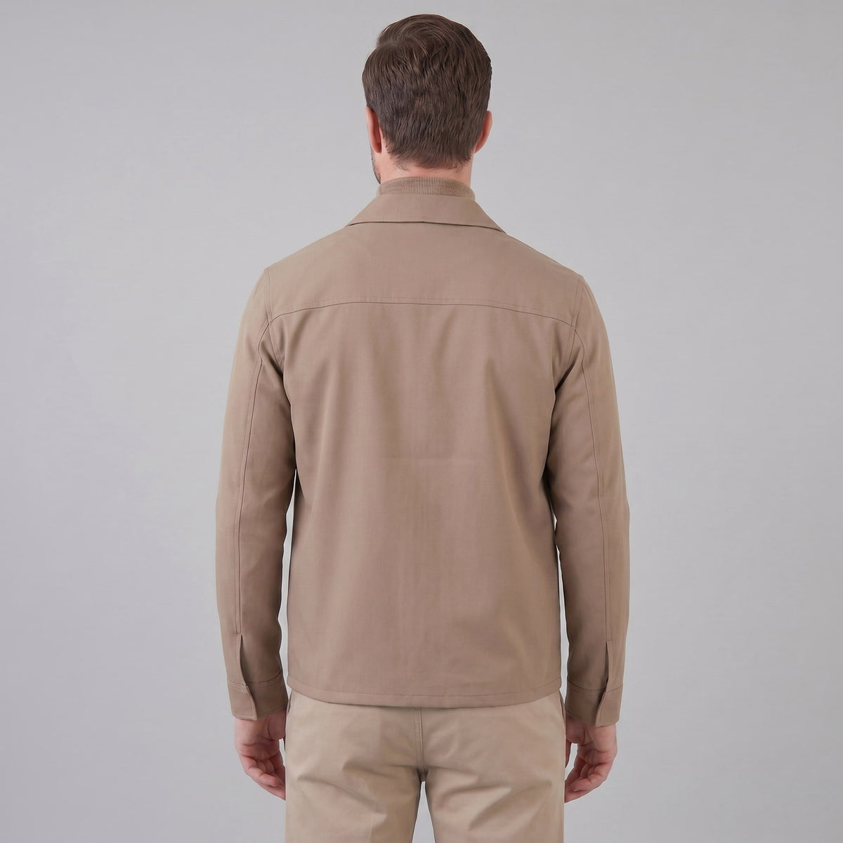 Herren Übergangsjacke mit Hemdkragen | Adam