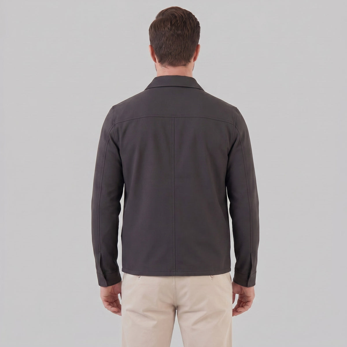 Herren Übergangsjacke mit Hemdkragen | Adam