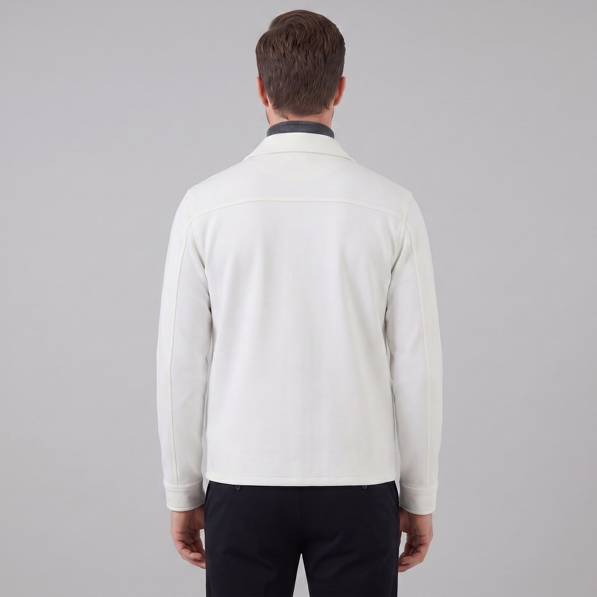 Herren Übergangsjacke mit Hemdkragen | Adam