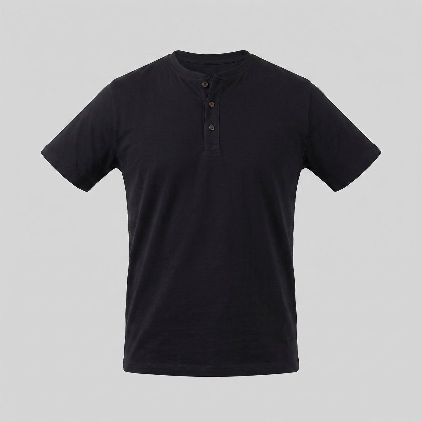 Herren Henleyshirt Kurzarm mit Knopfleiste | Helmut_15