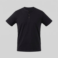 Herren Henleyshirt Kurzarm mit Knopfleiste | Helmut