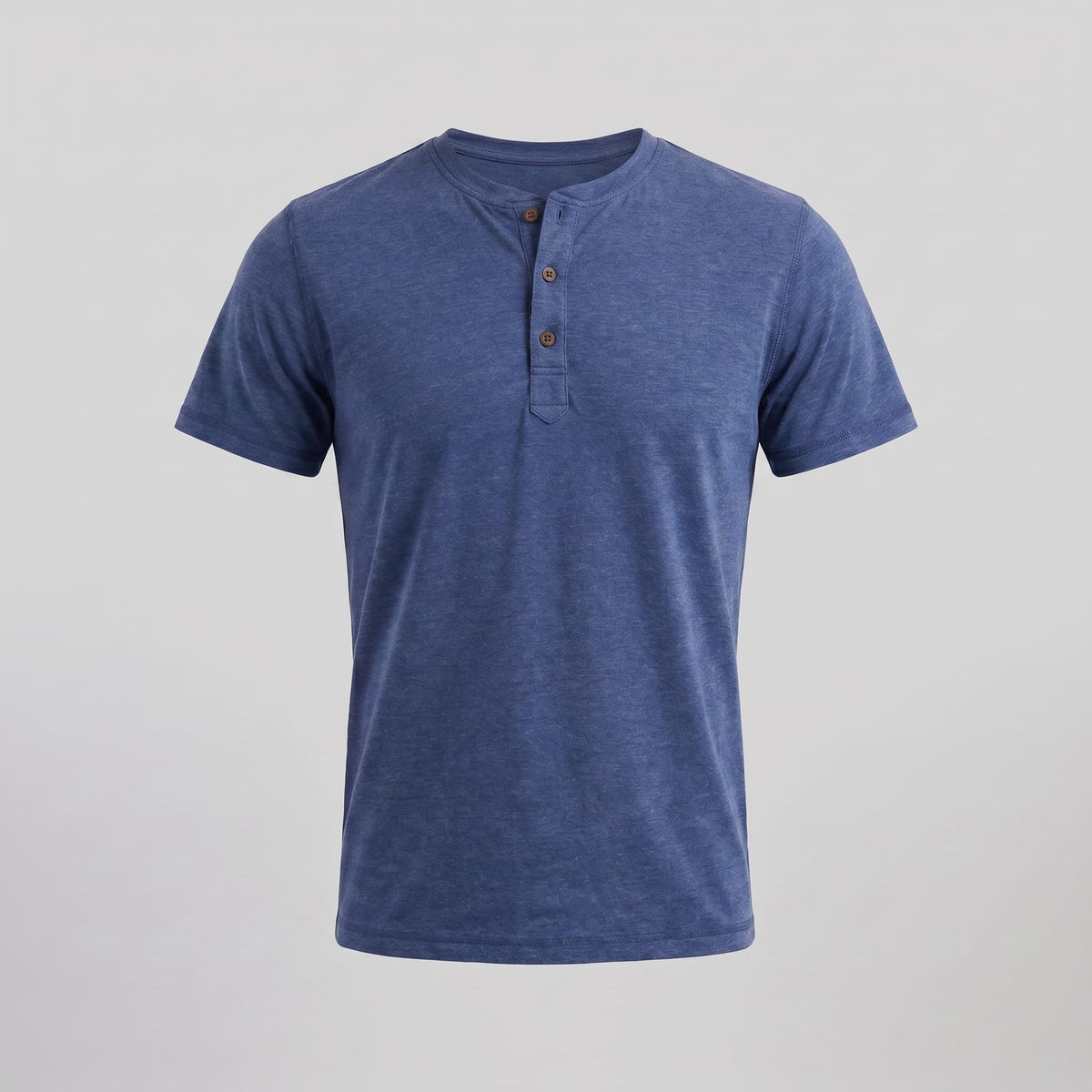 Herren Henleyshirt Kurzarm mit Knopfleiste | Helmut