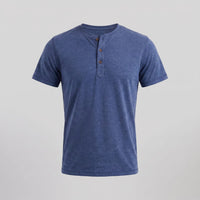 Herren Henleyshirt Kurzarm mit Knopfleiste | Helmut