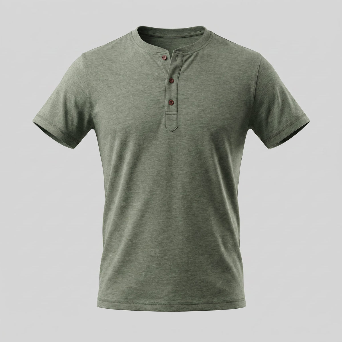 Herren Henleyshirt Kurzarm mit Knopfleiste | Helmut