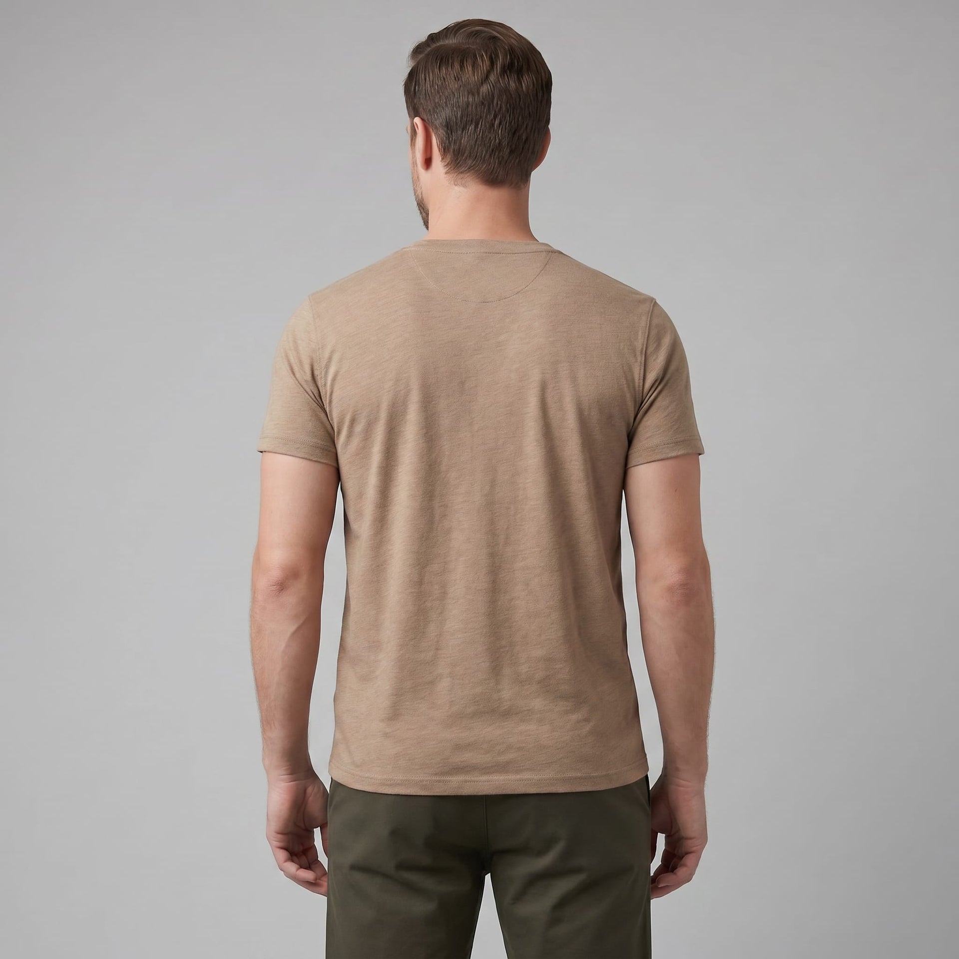 Herren Henleyshirt Kurzarm mit Knopfleiste | Helmut
