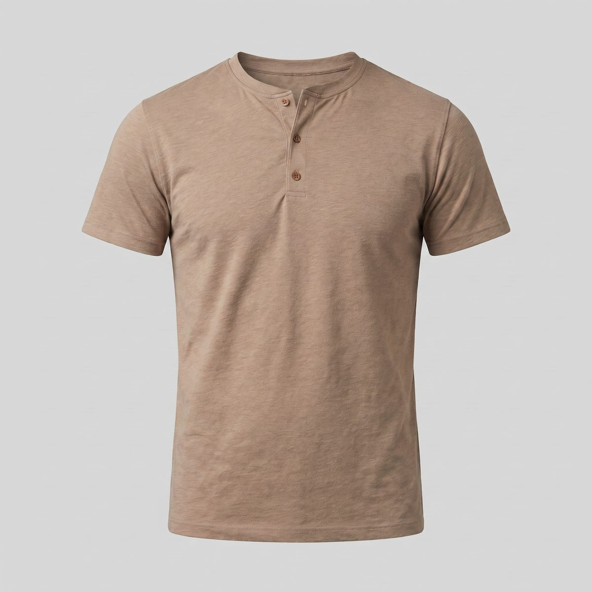 Herren Henleyshirt Kurzarm mit Knopfleiste | Helmut_5