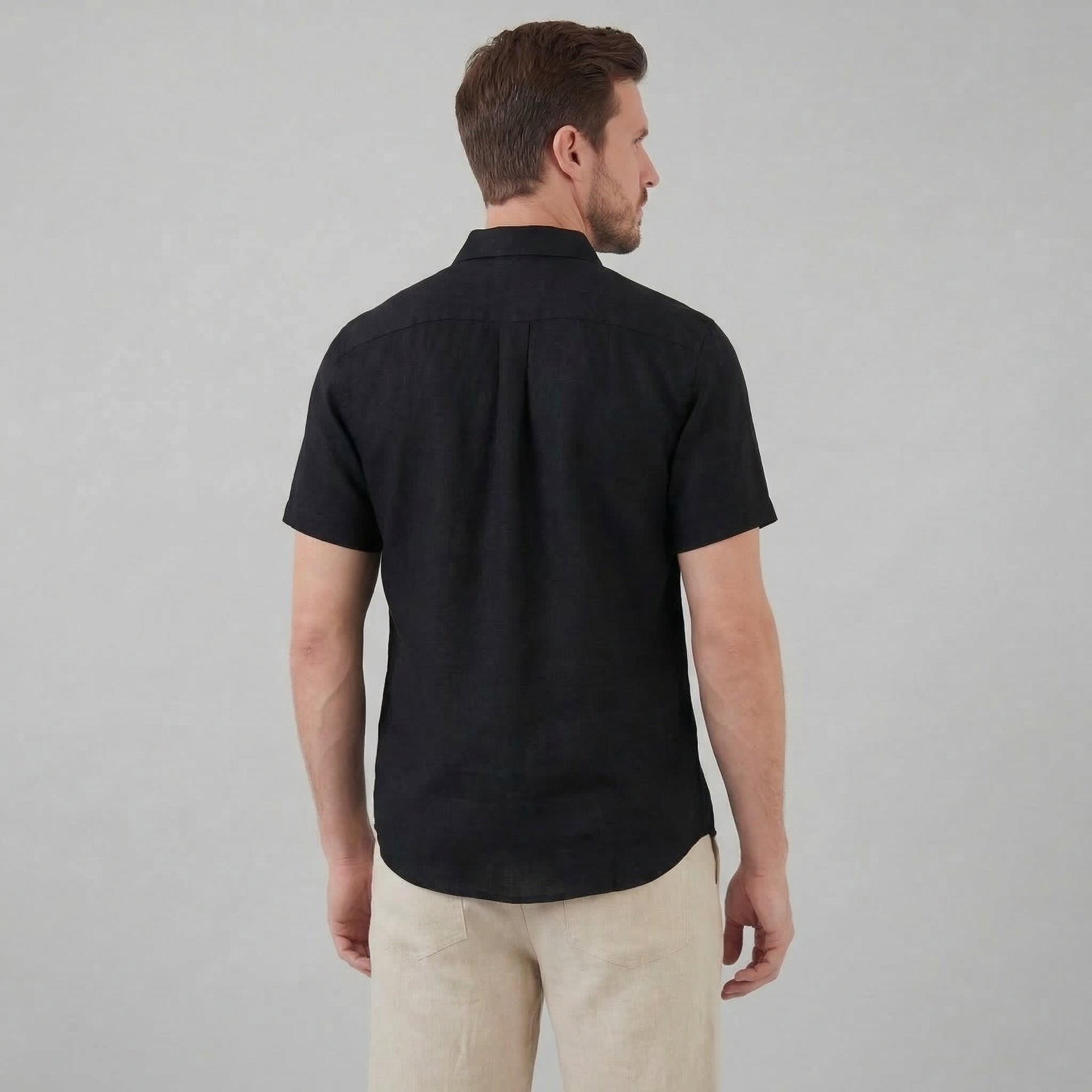 Herren Leinenhemd mit Brusttasche | Joel