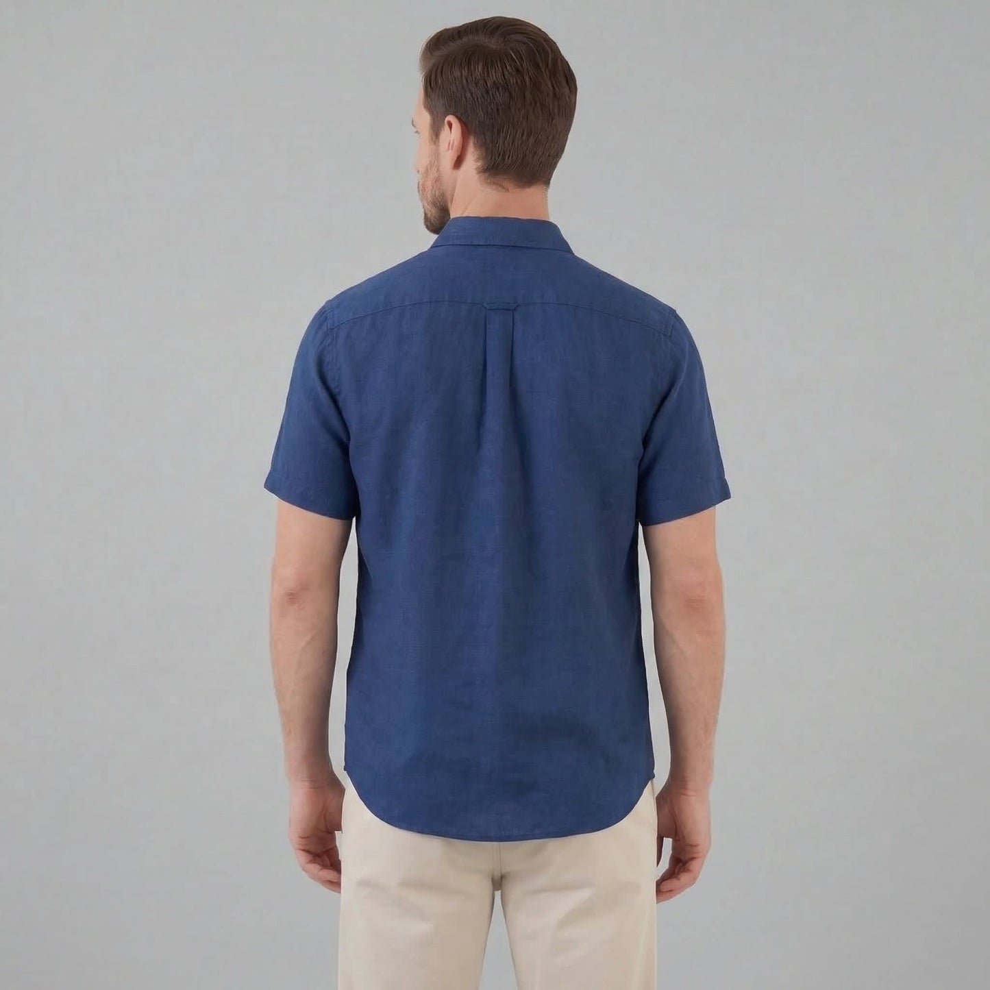 Herren Leinenhemd mit Brusttasche | Joel_8