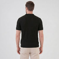 Herren Strickpolo mit Zopfmuster | Meinrad