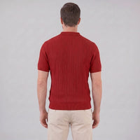 Herren Strickpolo mit Zopfmuster | Meinrad