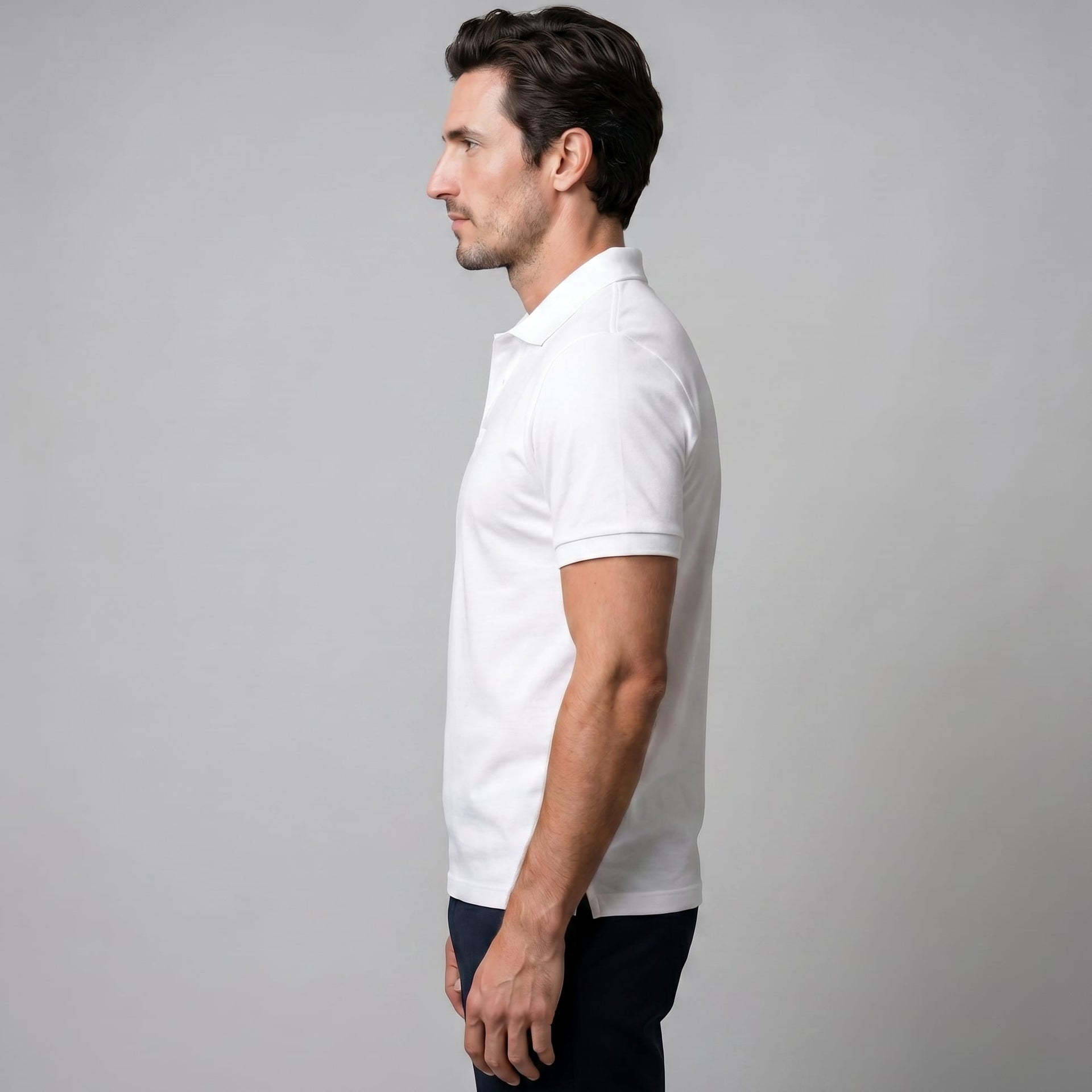 Herren Poloshirt mit offenem Kragen | Gert