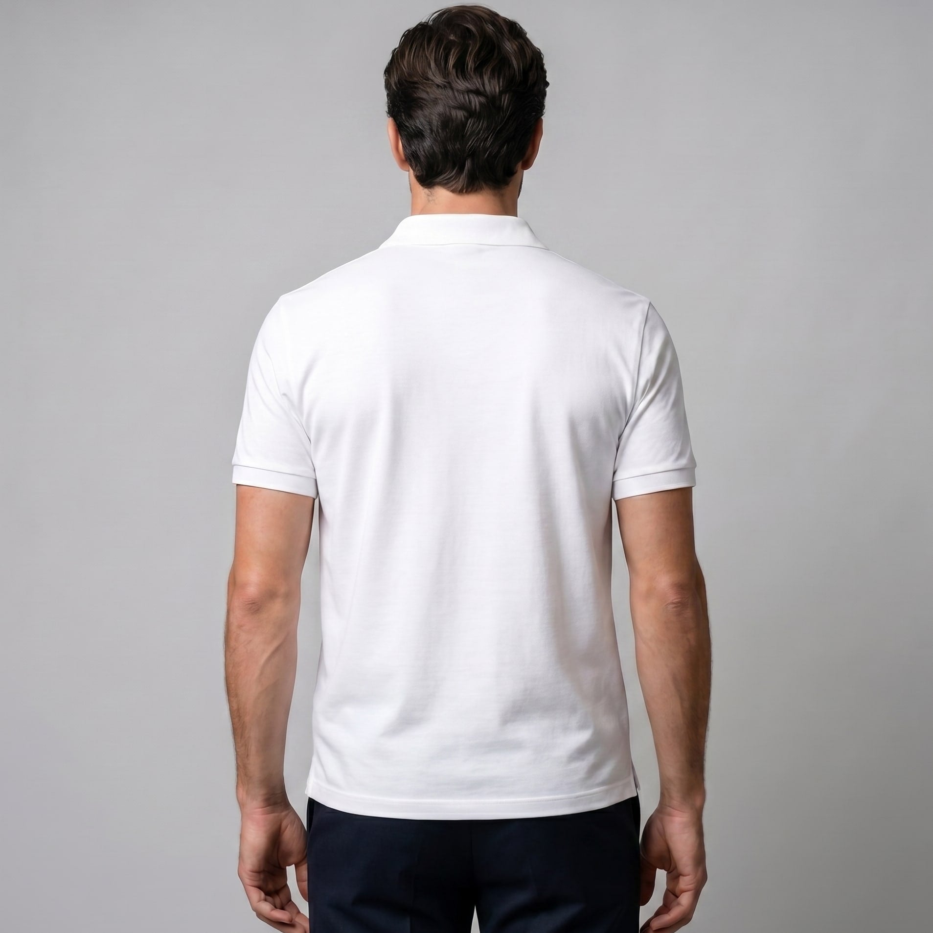 Herren Poloshirt mit offenem Kragen | Gert