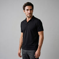 Herren Poloshirt mit offenem Kragen | Gert