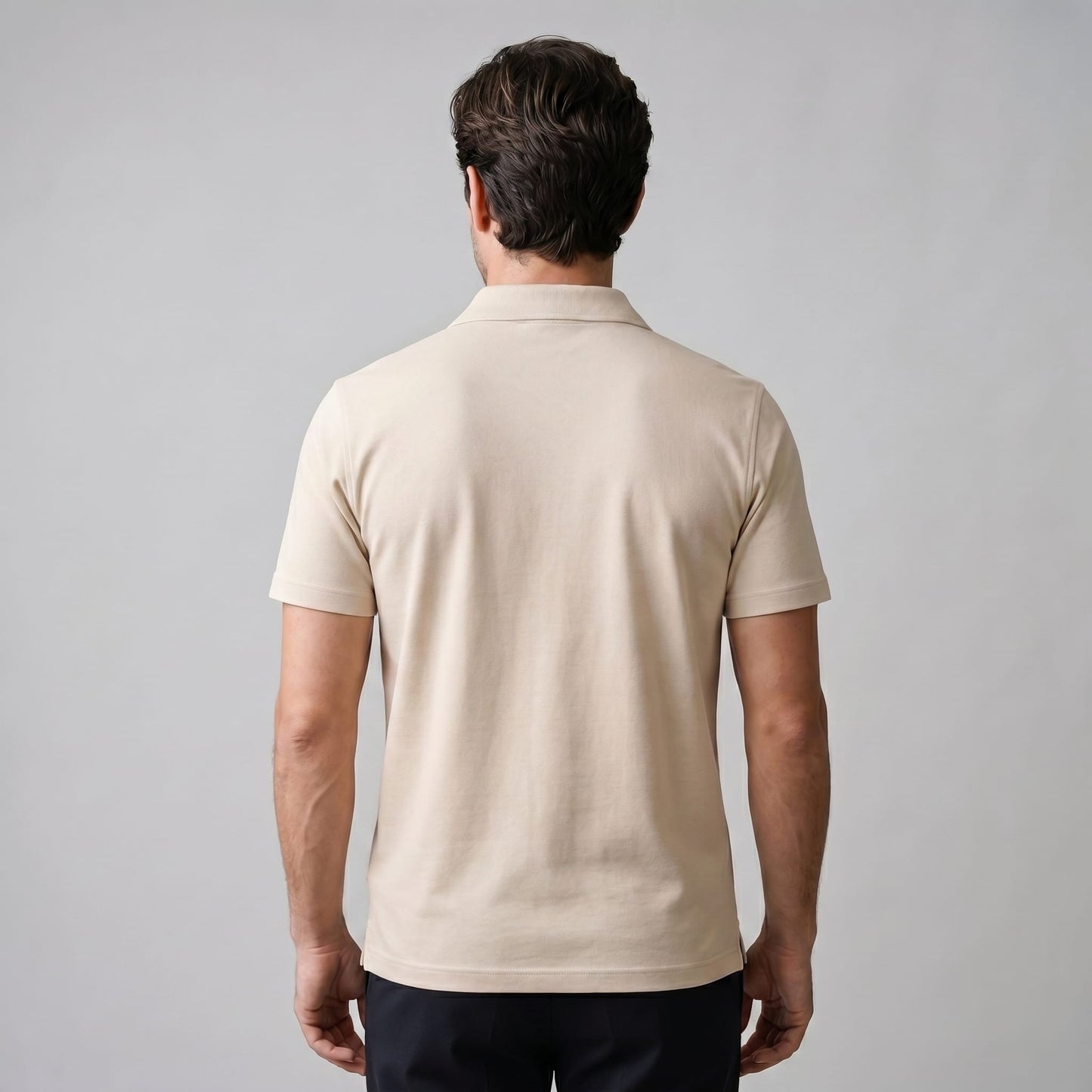 Herren Poloshirt mit offenem Kragen | Gert_3