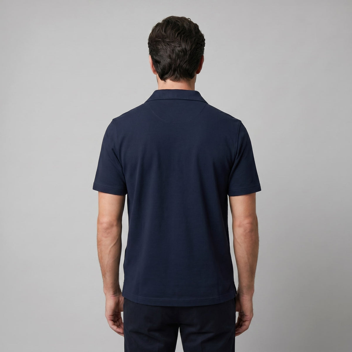 Herren Poloshirt mit offenem Kragen | Gert