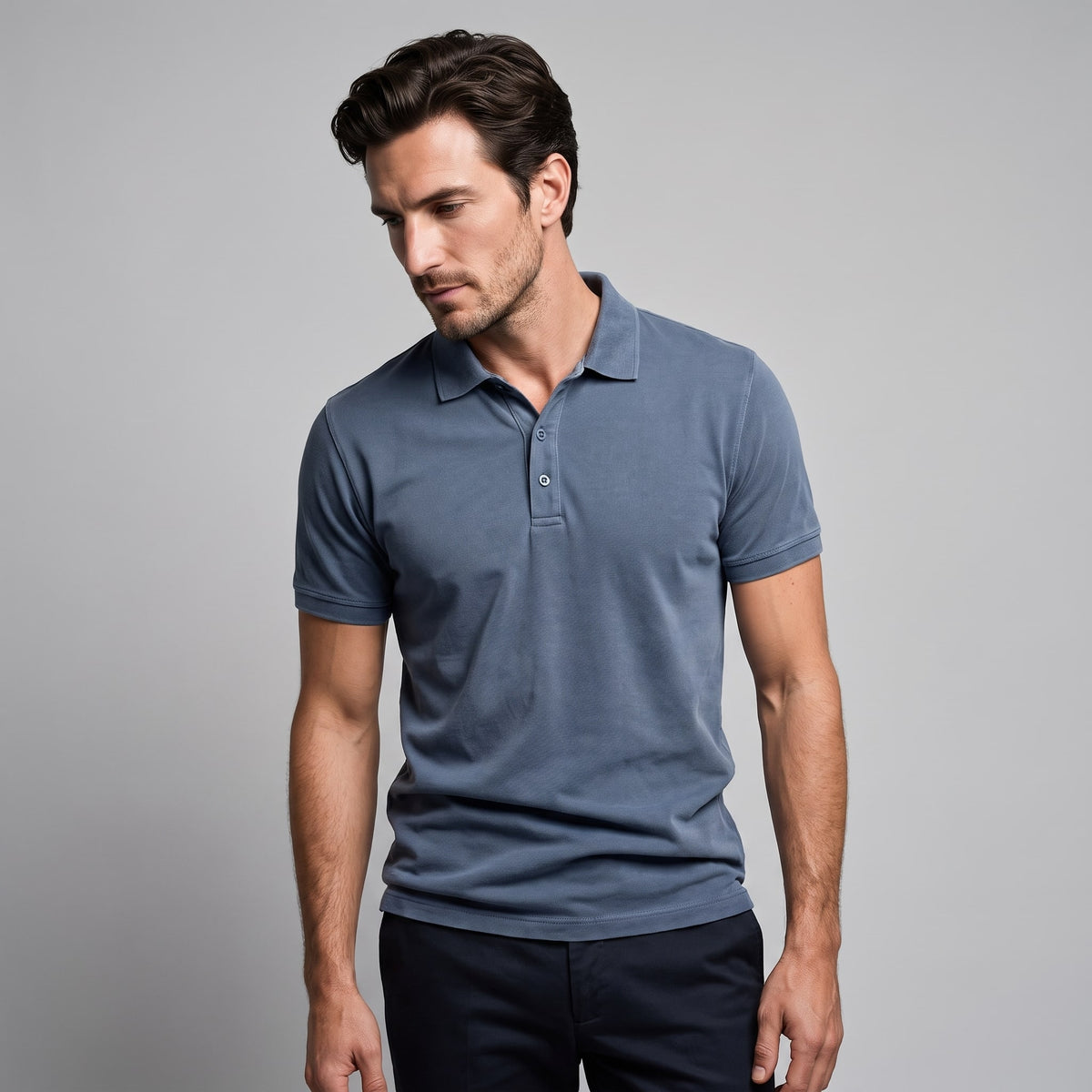 Herren Poloshirt mit formstabilem Kragen | Gisbert