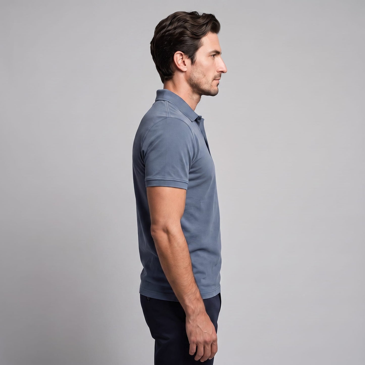 Herren Poloshirt mit formstabilem Kragen | Gisbert_16
