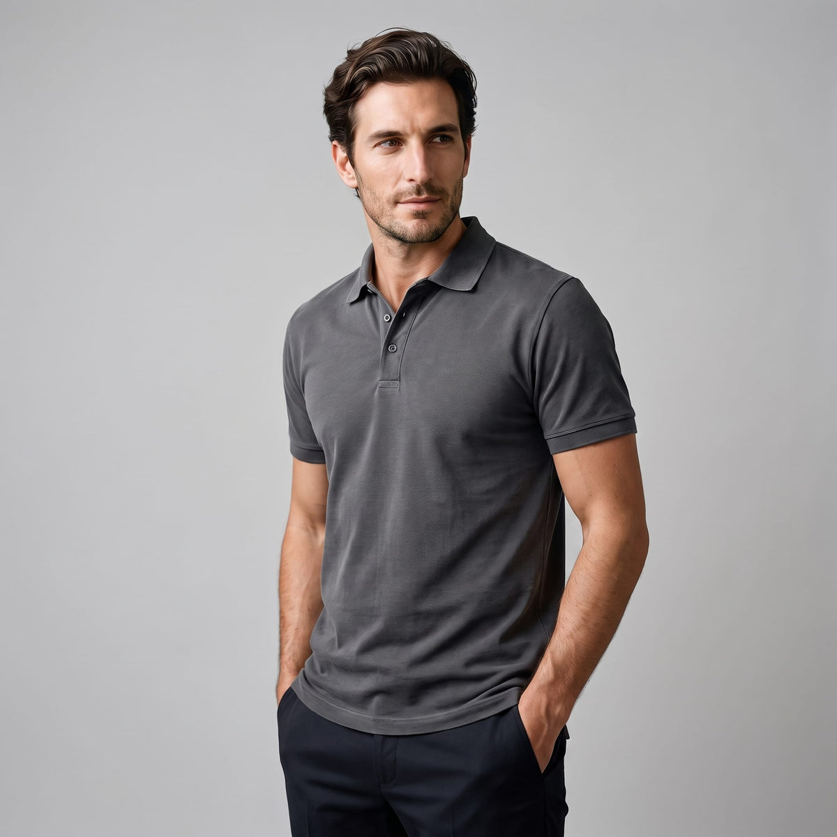 Herren Poloshirt mit formstabilem Kragen | Gisbert