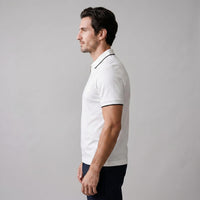 Herren Poloshirt mit Reißverschluss und Kontrastkragen | Gotthilf